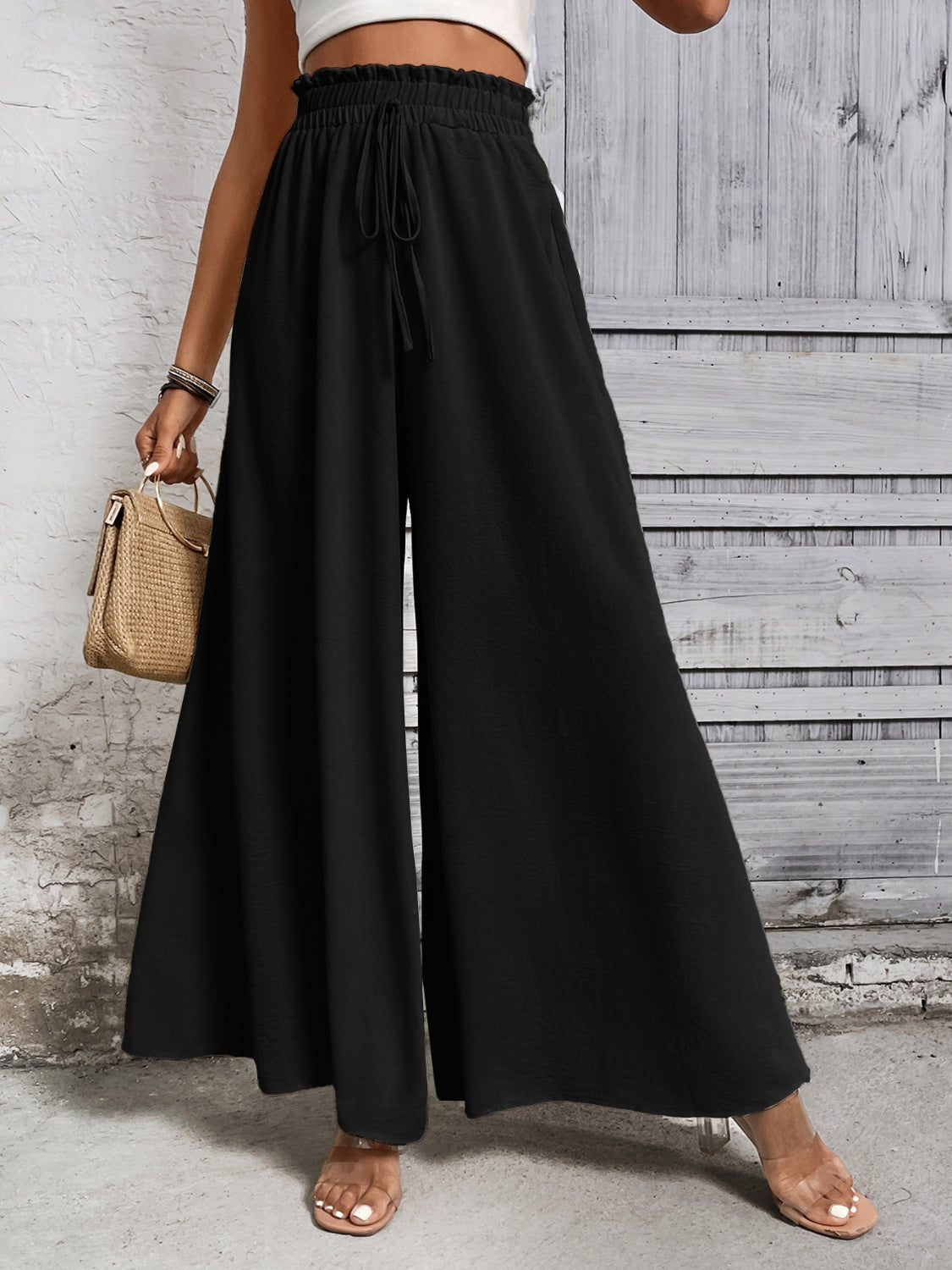 Waistline Wow Wide Leg Pants