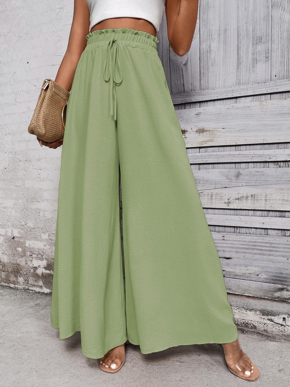 Waistline Wow Wide Leg Pants