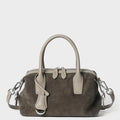 Cedar Suede Boston Bag