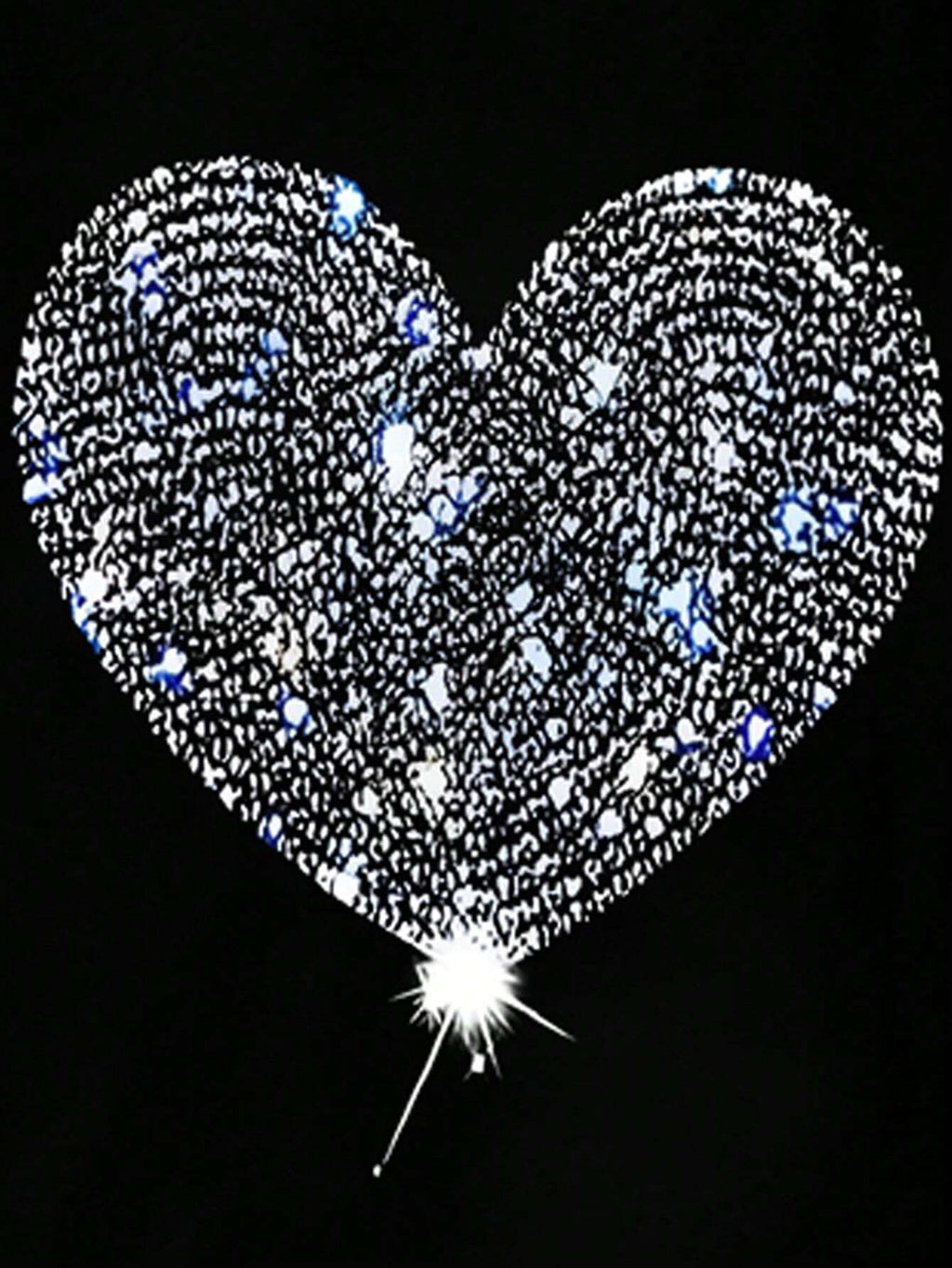 Heart Graphic Round Neck T-Shirt