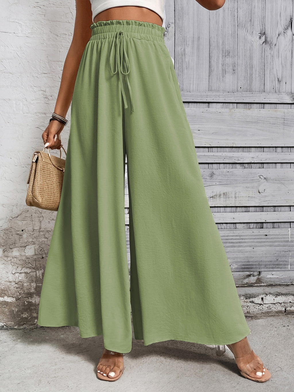 Waistline Wow Wide Leg Pants