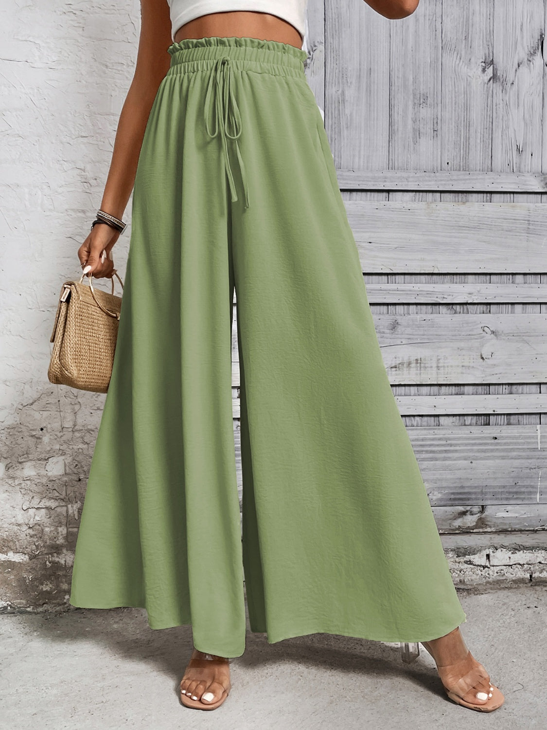 Waistline Wow Wide Leg Pants