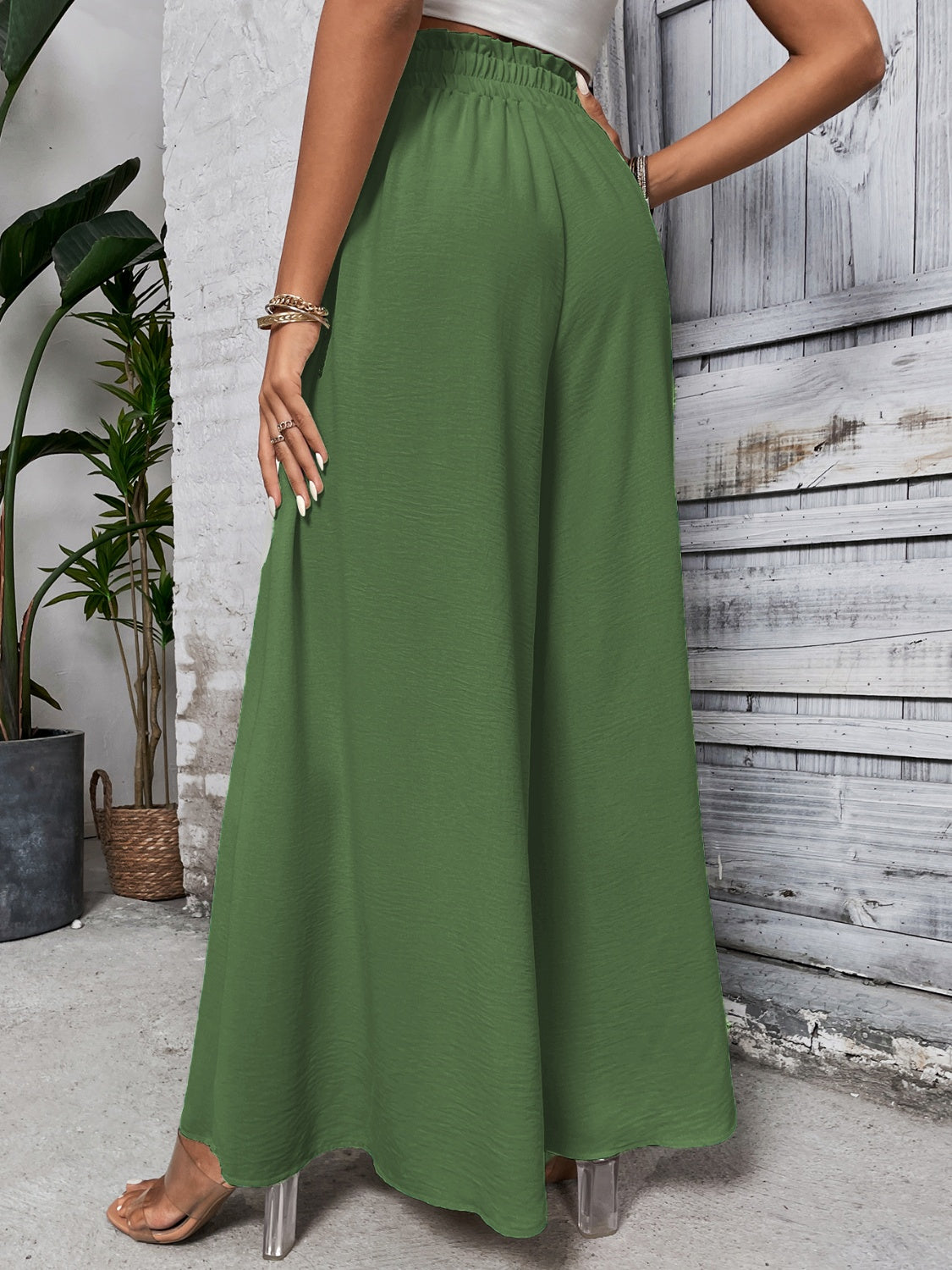 Waistline Wow Wide Leg Pants