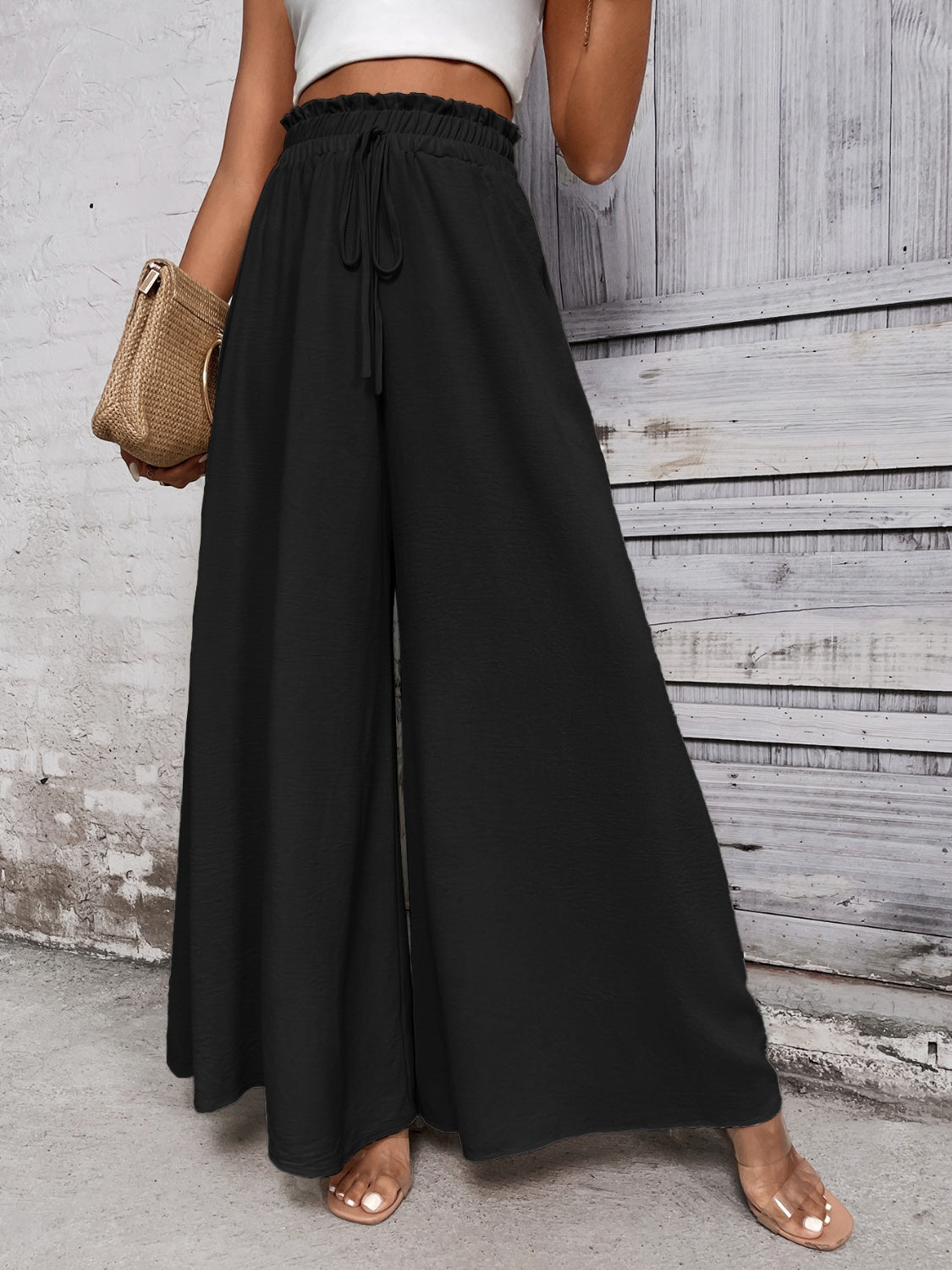Waistline Wow Wide Leg Pants