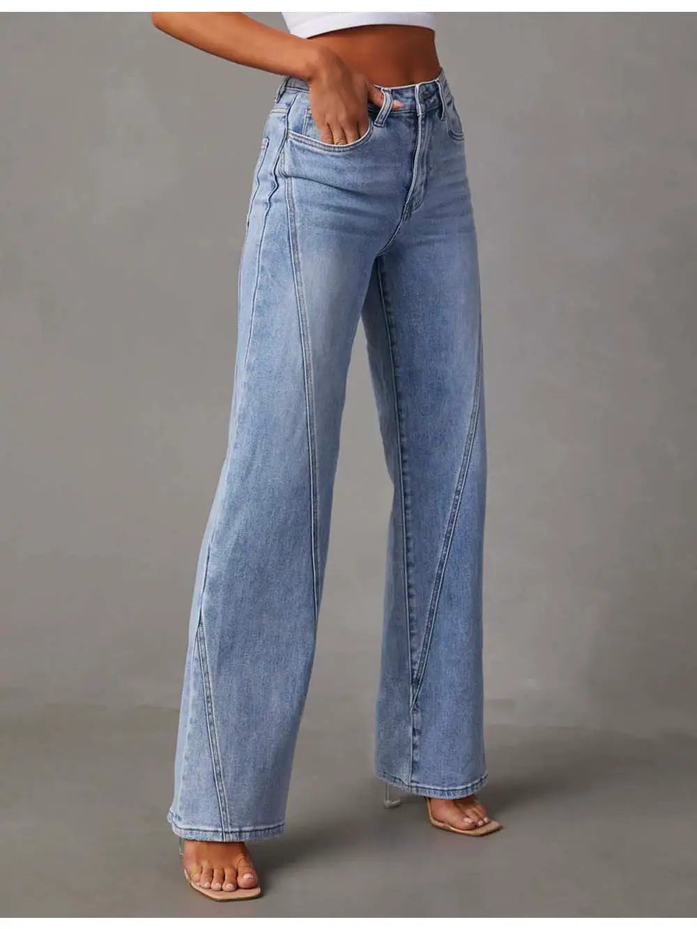 River Straight-Leg Jeans