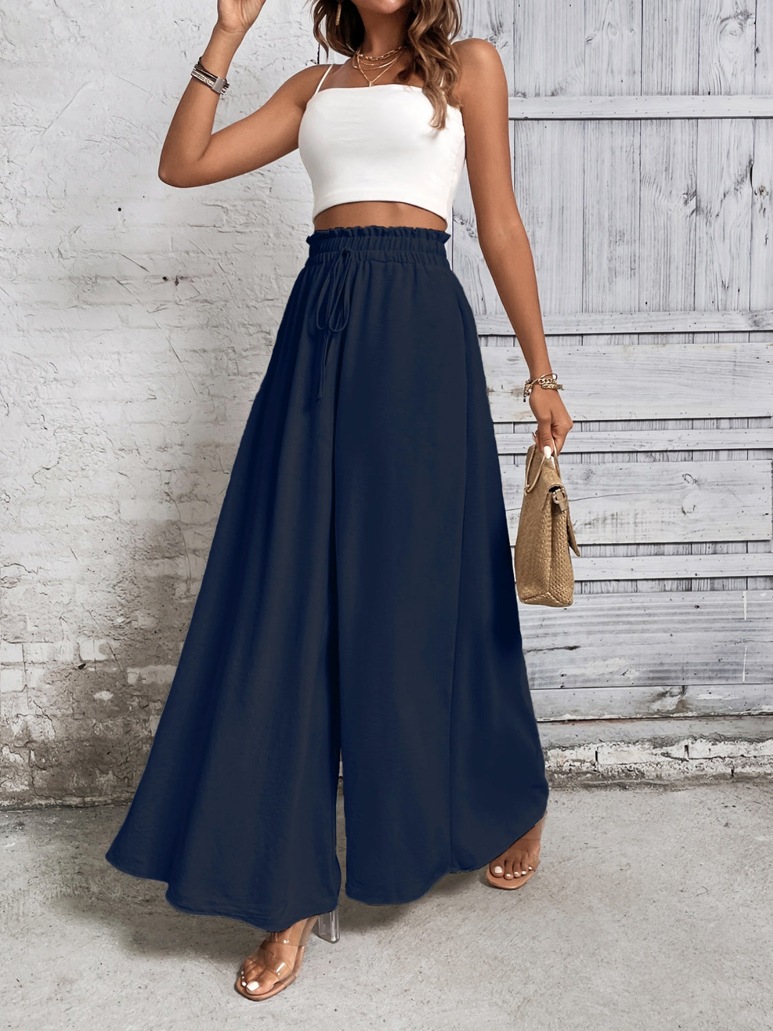 Waistline Wow Wide Leg Pants