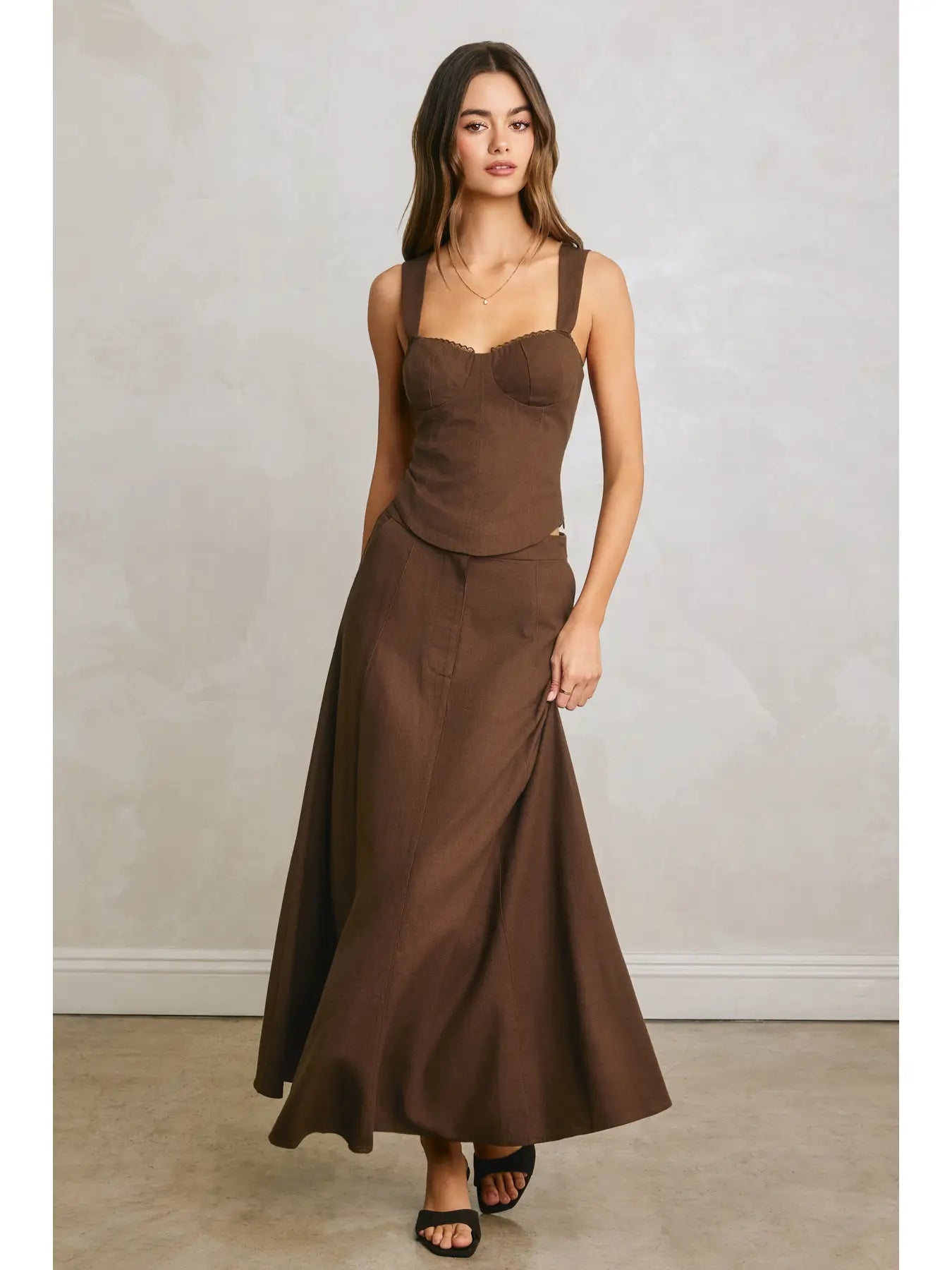 Cedar Linen Skirt