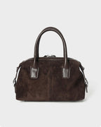 Cedar Suede Boston Bag