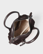 Cedar Suede Boston Bag