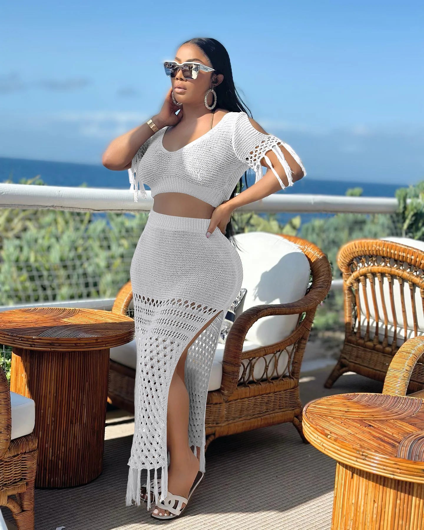 Boho Bombshell Duo 2-piece top and skirt
