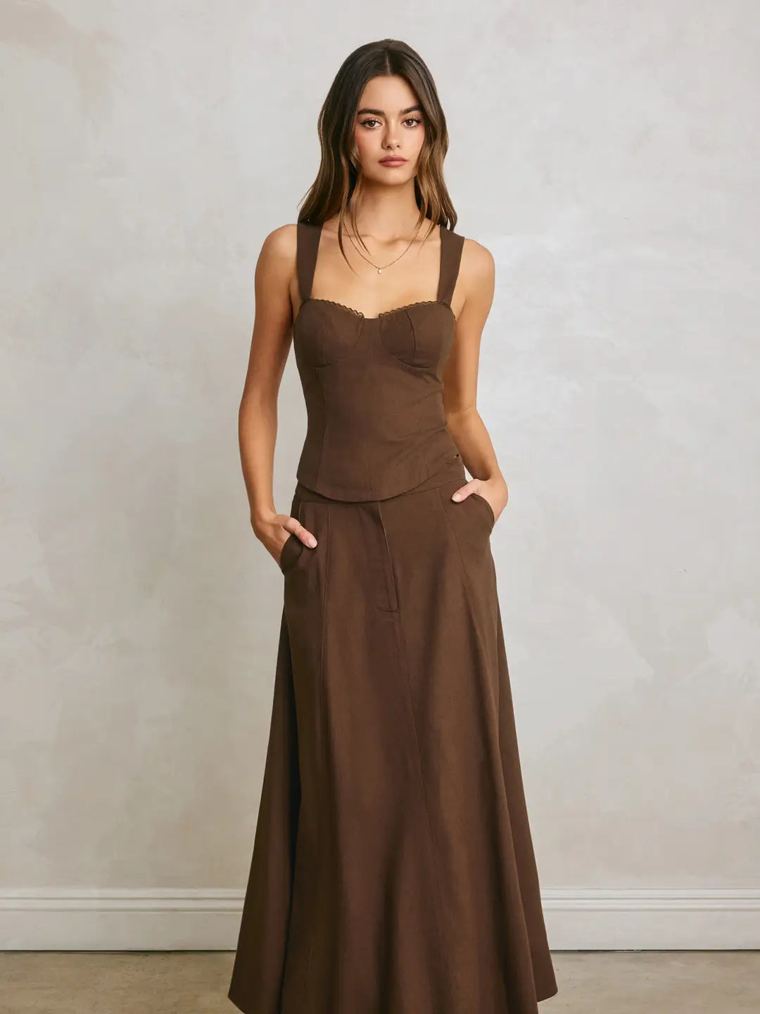 Cedar Linen Skirt