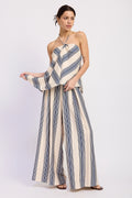 The Harbor Stripe Wide-Leg Pants