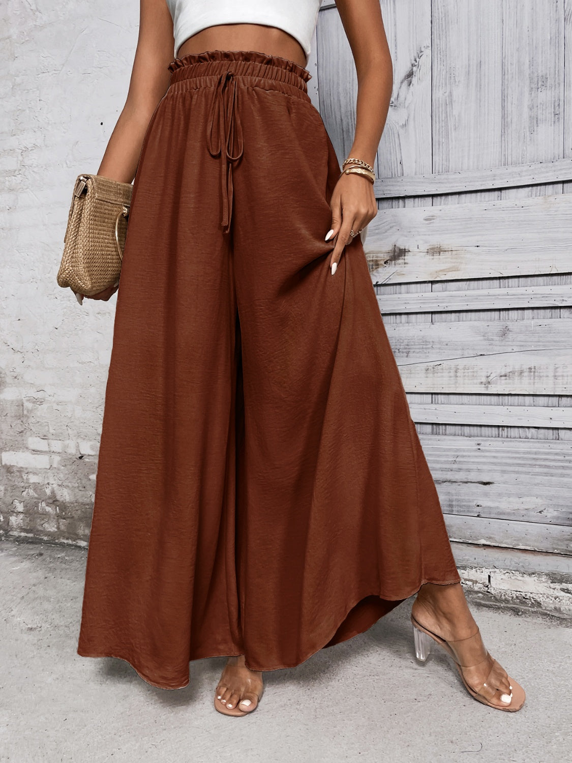 Waistline Wow Wide Leg Pants