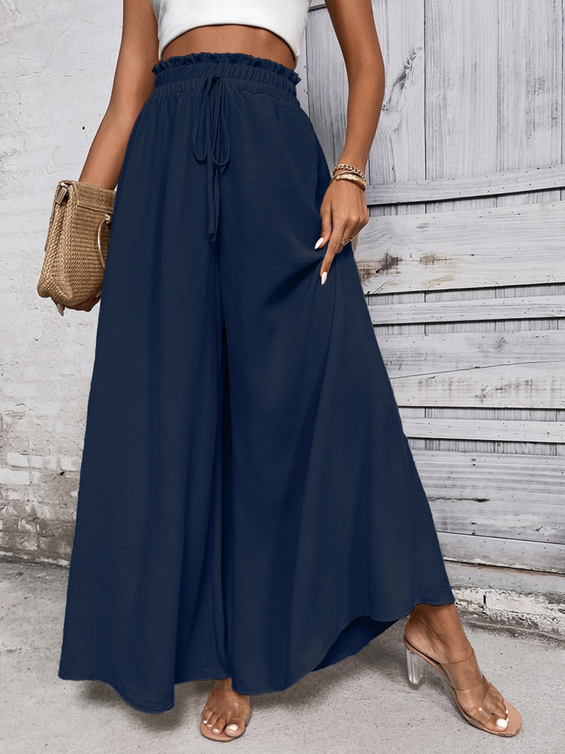 Waistline Wow Wide Leg Pants
