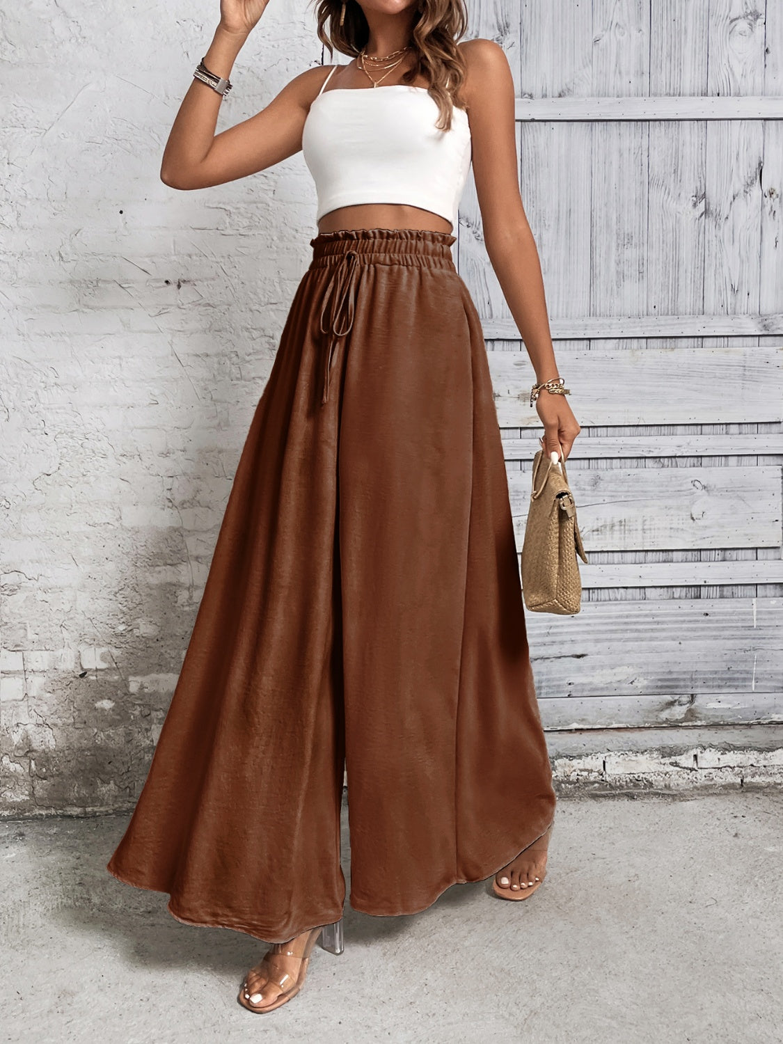 Waistline Wow Wide Leg Pants