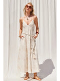 Sage Jacquard Maxi Dress