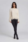 Snowdrift Fringe Sweater