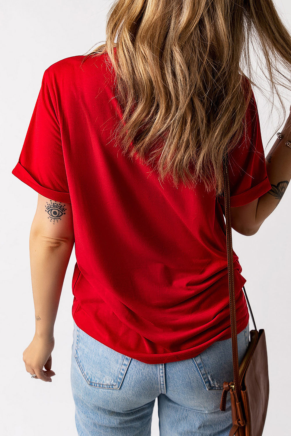 Heart Round Neck T-Shirt